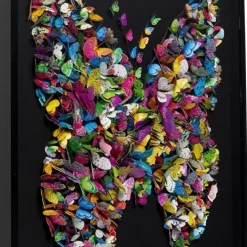 Clearance Wanddecoratie Farfalla 120x120cm Wanddecoratie|Kasten