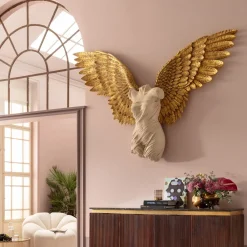 Outlet Wanddecoratie Gela Angel 203x140cm Kasten|Tuinmeubelen