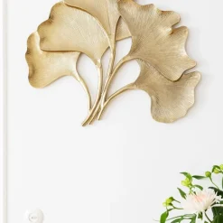 Online Wanddecoratie Ginkgo Goud Groot Wanddecoratie|Kasten