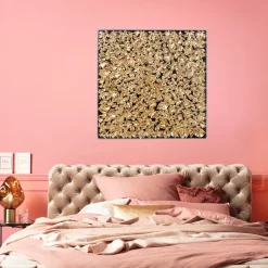 Best Sale Wanddecoratie Gold Leaf 120x120cm Kasten|Tuinmeubelen