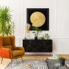 Clearance Wanddecoratie Golden Snail 120x120cm Wanddecoratie|Kasten