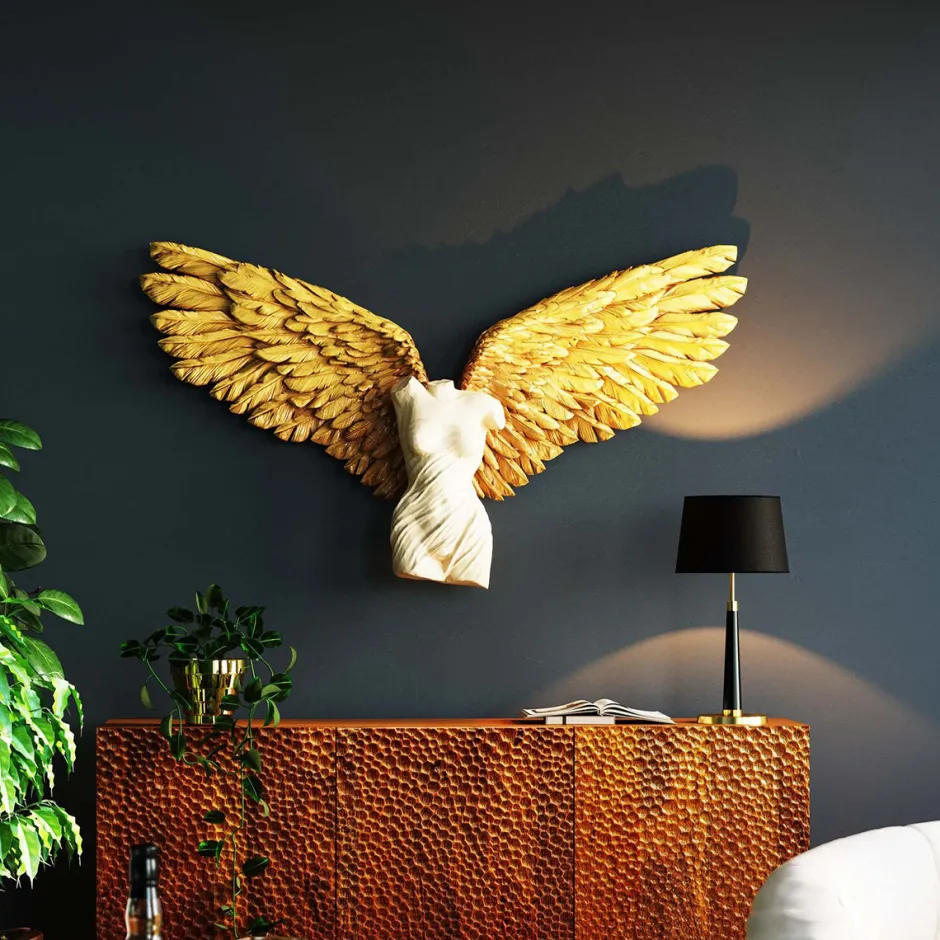 Online Wanddecoratie Guardian Angel Female 124x71cm Kasten|Tuinmeubelen