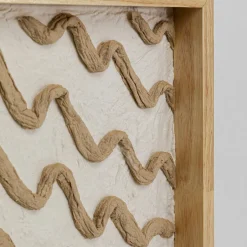 Shop Wanddecoratie Sandy Waves 81x122cm Kasten|Tuinmeubelen