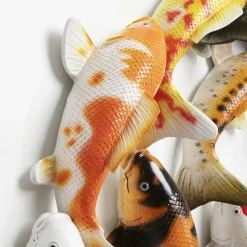 Hot Wanddecoratie School Of Koi Colore 102cm Tuinmeubelen