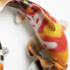 Hot Wanddecoratie School Of Koi Colore 102cm Tuinmeubelen