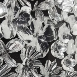 Online Wanddecoratie Silver Flower 100x100cm Wanddecoratie|Kasten