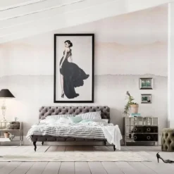 Store Wandfoto Diva 100x172cm Wanddecoratie|Kasten