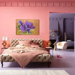 Fashion Wandfoto Foto Violet 150x100cm Wanddecoratie|Kasten