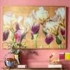 Store Wandfoto Iris 150x100cm Wanddecoratie|Kasten