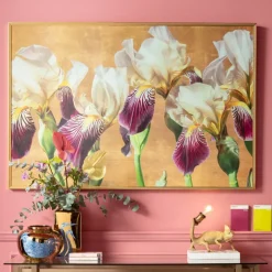 Store Wandfoto Iris 150x100cm Wanddecoratie|Kasten