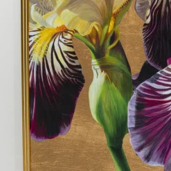 Store Wandfoto Iris 150x100cm Wanddecoratie|Kasten
