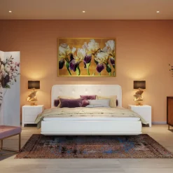 Store Wandfoto Iris 150x100cm Wanddecoratie|Kasten