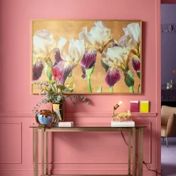 Store Wandfoto Iris 150x100cm Wanddecoratie|Kasten