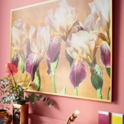 Store Wandfoto Iris 150x100cm Wanddecoratie|Kasten