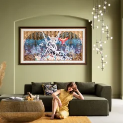 Cheap Wandfoto Lovers 266x150cm Wanddecoratie|Kasten