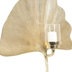 Store Wandkandelaar Ginkgo Leaf 60cm Wanddecoratie|Woondecoratie