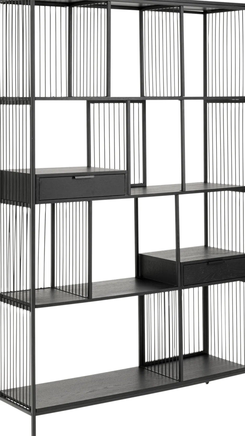 Online Wandkast Bologna Black 125x200cm Kasten|Tuinmeubelen