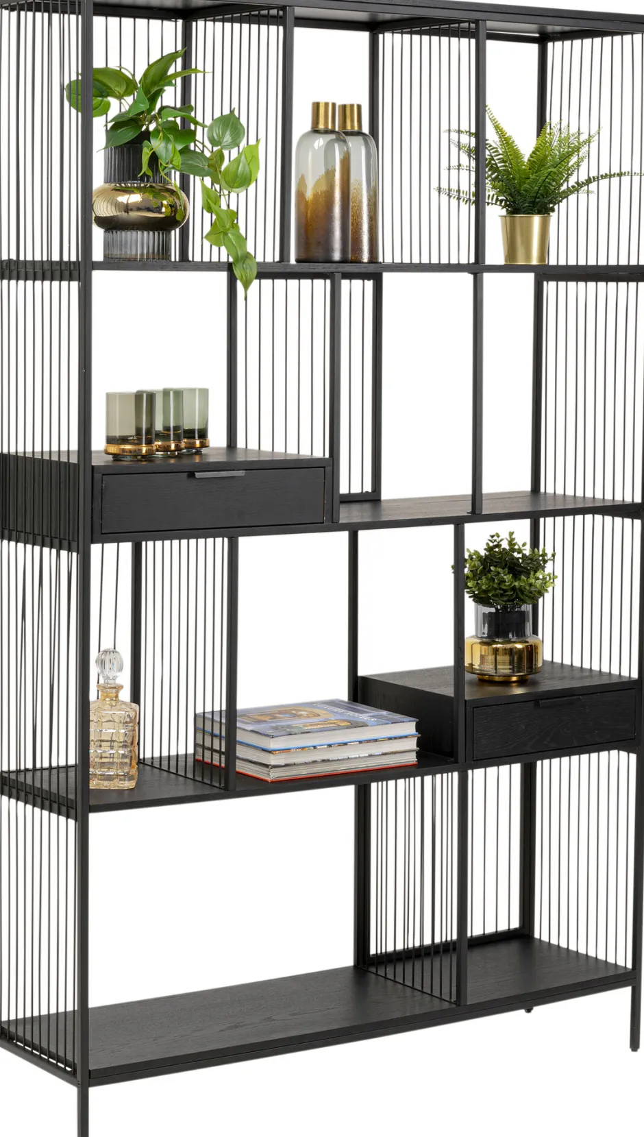 Online Wandkast Bologna Black 125x200cm Kasten|Tuinmeubelen