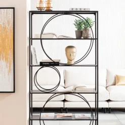 Online Wandkast Circle Black 100x200cm Kasten|Tuinmeubelen
