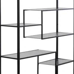 Outlet Wandkast Loft Black Bubble 115x195cm Kasten|Tuinmeubelen