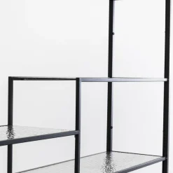 Outlet Wandkast Loft Black Bubble 115x195cm Kasten|Tuinmeubelen