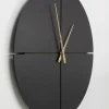 Online Wandklok Andrea Black Ø60cm Woondecoratie|Kasten