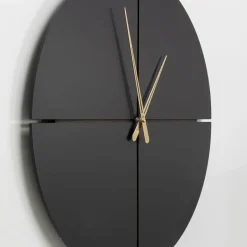 Online Wandklok Andrea Black Ø60cm Woondecoratie|Kasten