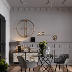 Best Wandklok Clip Goud Ø107cm Woondecoratie|Kasten