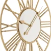 Outlet Wandklok Giant Goud Ø80cm Woondecoratie|Kasten