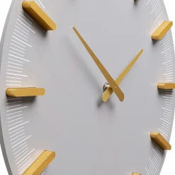 Online Wandklok John Grey 40cm Woondecoratie|Kasten