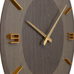 Best Sale Wandklok Levi Bruin Ø60cm Woondecoratie|Kasten