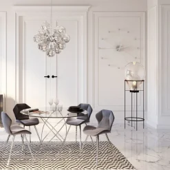 Outlet Wandklok Like Umbrella Balls Chroom Woondecoratie|Kasten