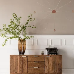 Best Wandklok Like Umbrella Rosé Goud Woondecoratie|Kasten