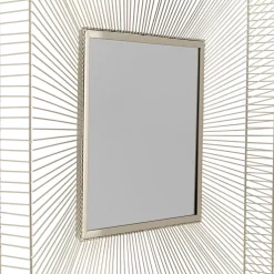 Hot Wandspiegel Dimension Champagne 91x91cm Spiegels|Kasten