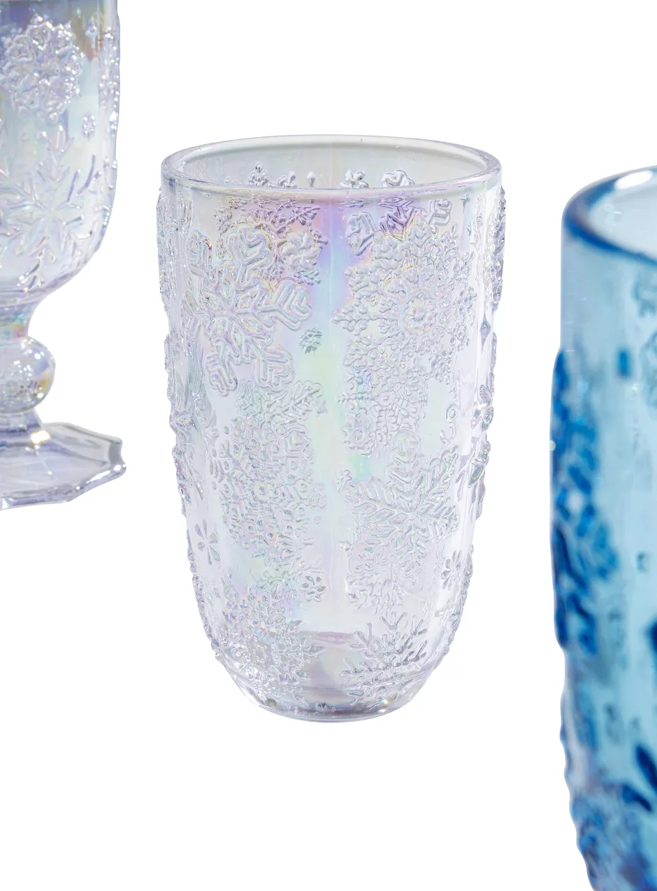 Outlet Waterglas Ice Flowers Colore Servies & Tafelaccessoires|Kasten