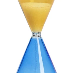 Best Zandloper Blauw-Oranje 5 Minuten Ø7cm Opbergers|Woondecoratie