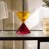 Outlet Zandloper Rood-Oranje 3 Minuten Ø12cm Opbergers|Woondecoratie