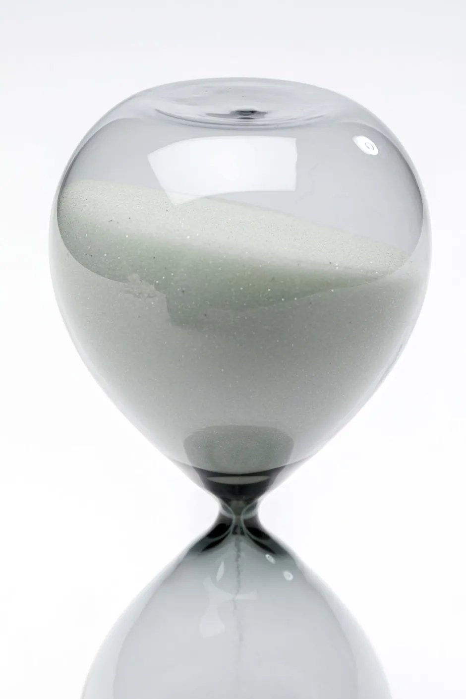 Fashion Zandloper Timer Black 20cm Opbergers|Woondecoratie