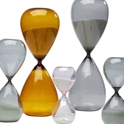 Fashion Zandloper Timer Black 20cm Opbergers|Woondecoratie